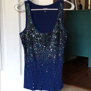 Sequined tank!